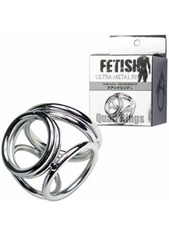 フェティッシュウルトラメタルリング　クアッドリングL